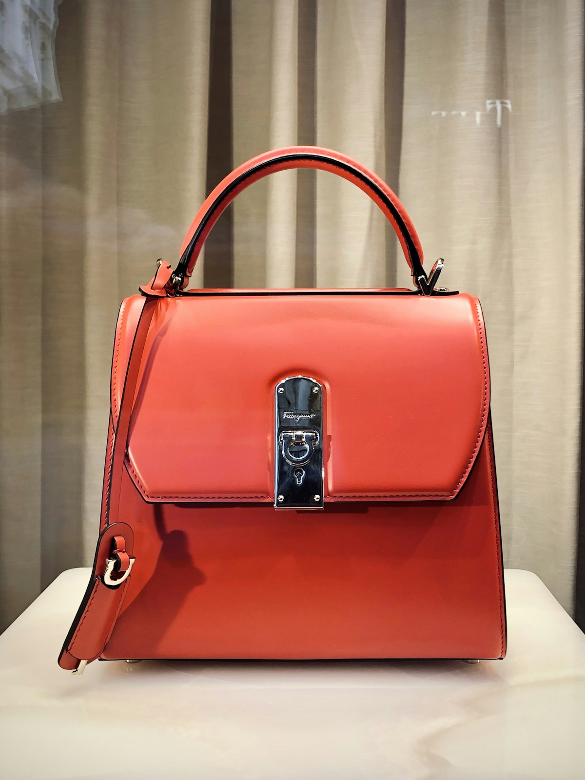 Premium women's leather handbag — editorial fashion